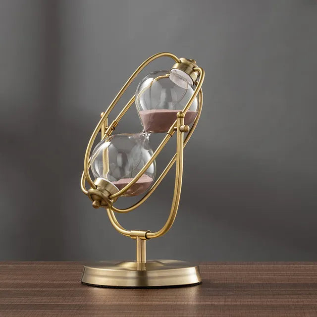 360Β° Rotating Metal Sand Hourglass