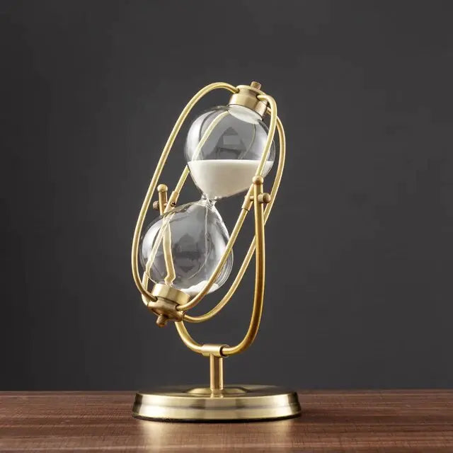 360Β° Rotating Metal Sand Hourglass